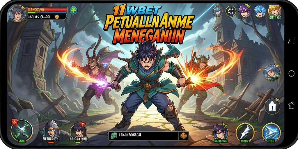 Tangkapan layar utama 11WBET menampilkan aksi seru dalam dunia Anime.