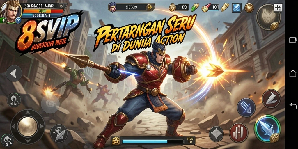 Tampilan menegangkan dalam gameplay 8SVIP yang penuh aksi.