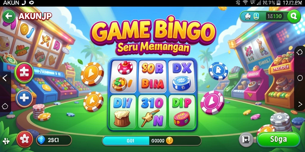 Gameplay Bingo yang seru dan menantang di AKUNJP.