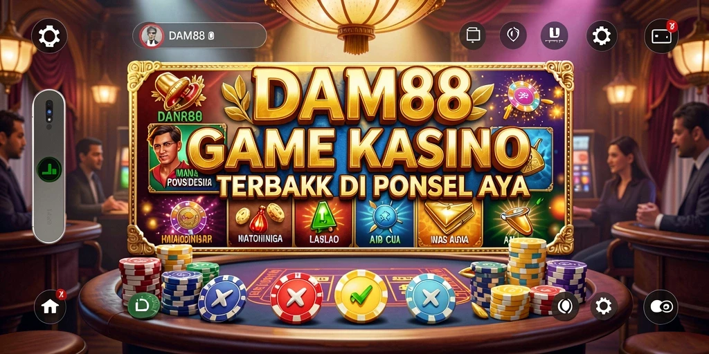 Gameplay menarik DAM88 menunjukkan keseruan bermain kasino.