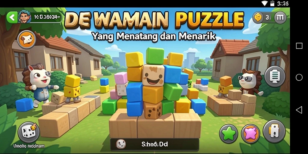 Tampilan gameplay DEWALIN yang menarik dan menantang teka-teki.