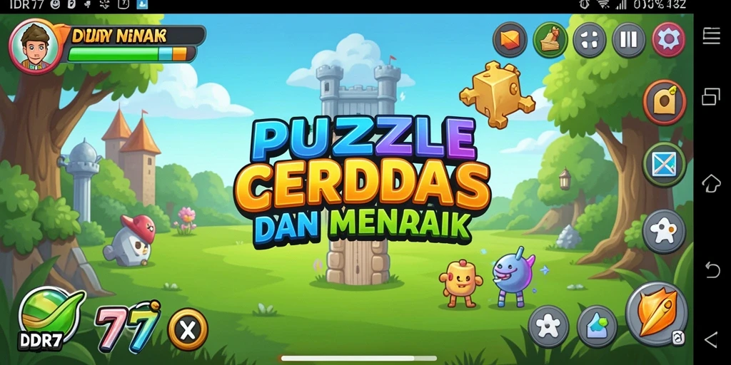 Gameplay menarik dari IDR77 menampilkan tantangan Puzzle yang seru.