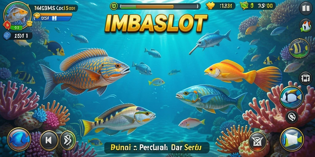 Screenshot gameplay menampilkan aksi seru menembak ikan.