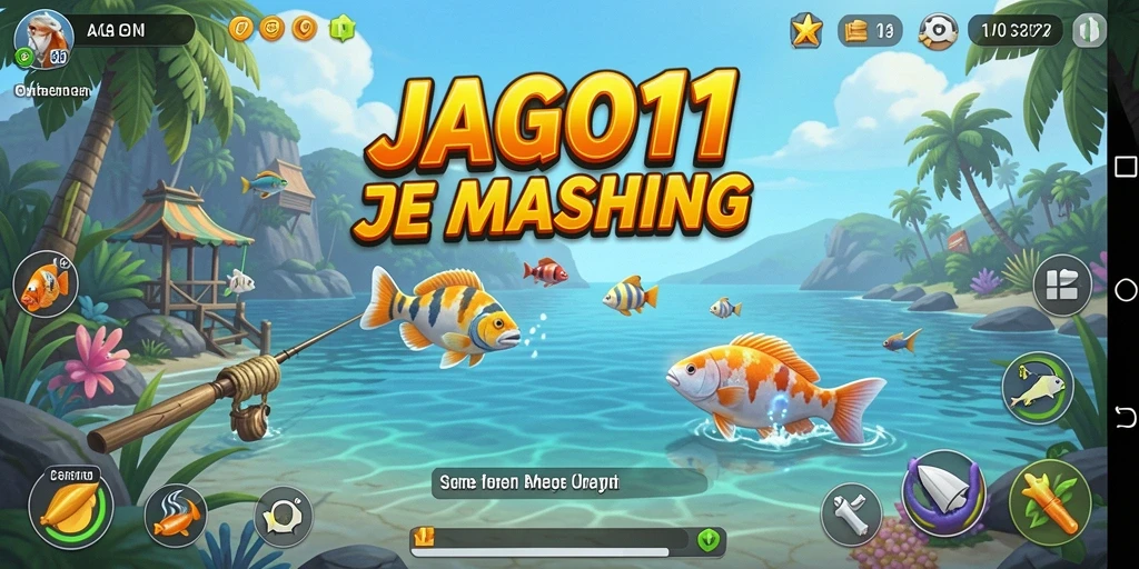 Tampilan gameplay memancing yang mendebarkan dalam JAGO11.