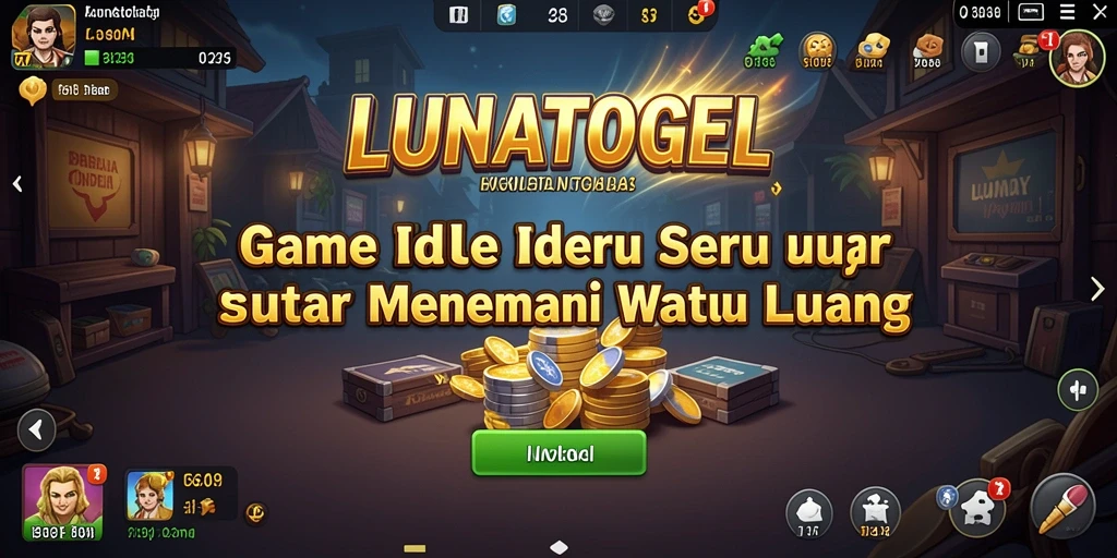 Tampilan gameplay LUNATOGEL yang menarik dan interaktif.