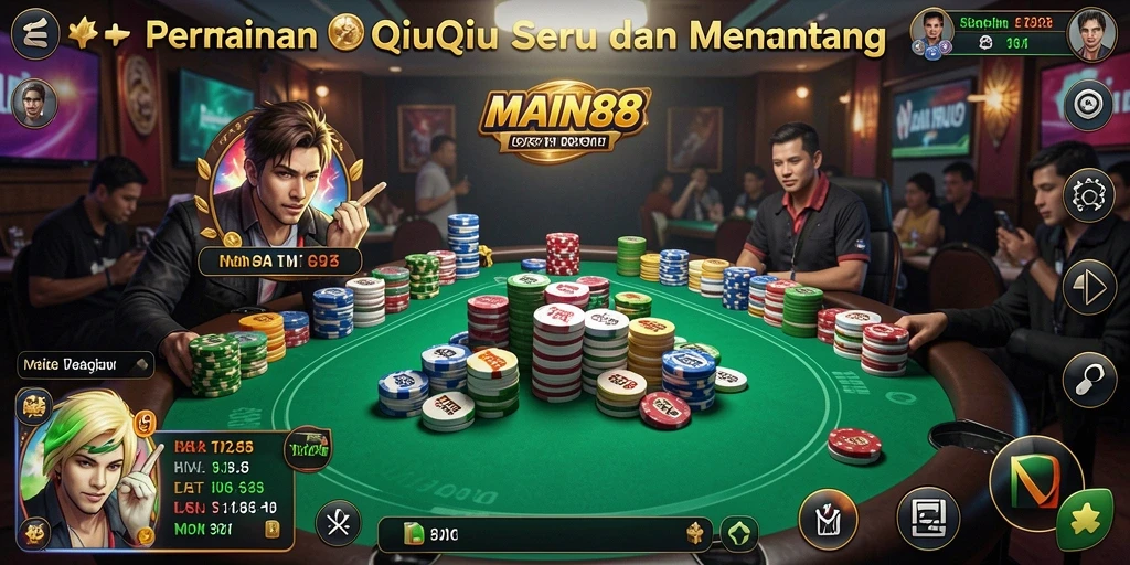 Gameplay seru QiuQiu di MAIN88 dengan desain menarik.
