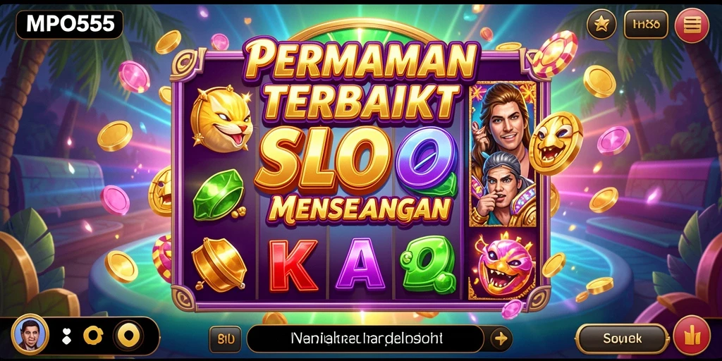 Tampilan gameplay Slot menarik dari MPO555 yang penuh warna.