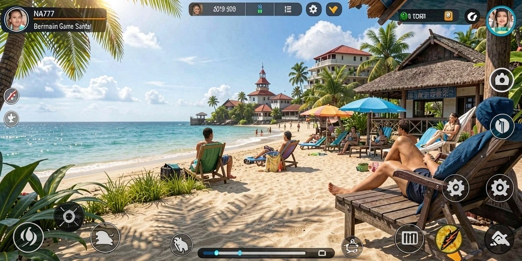 Tampilan screenshot NA777 yang menampilkan gameplay seru dan colorful.