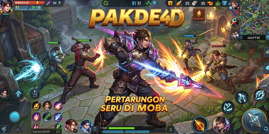 Tangkap momen seru pertarungan MOBA di PAKDE4D.