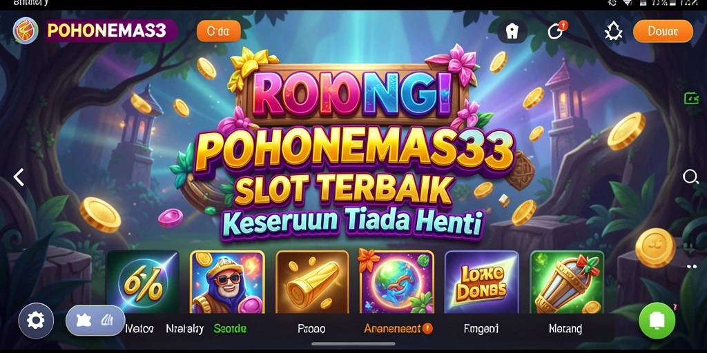 Gameplay seru POHONEMAS33 dengan animasi menarik.