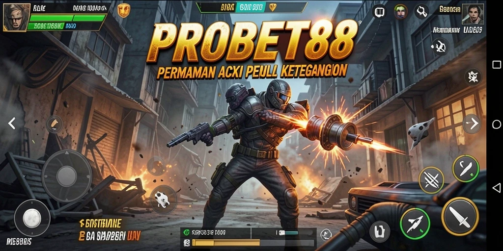 Tampilan gameplay menarik dari PROBET88 saat aksi pertarungan berlangsung.