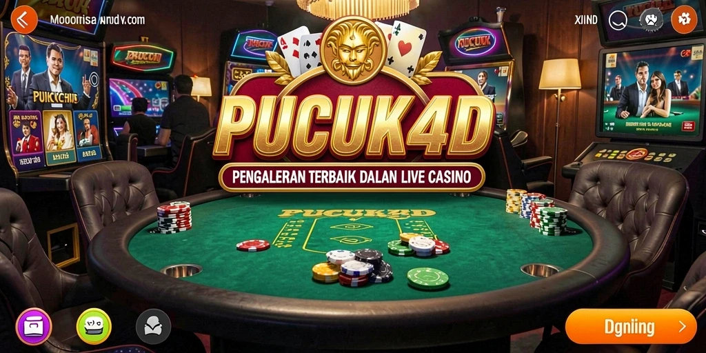 Tampilan gameplay Live Casino yang menarik dan interaktif di PUCUK4D.