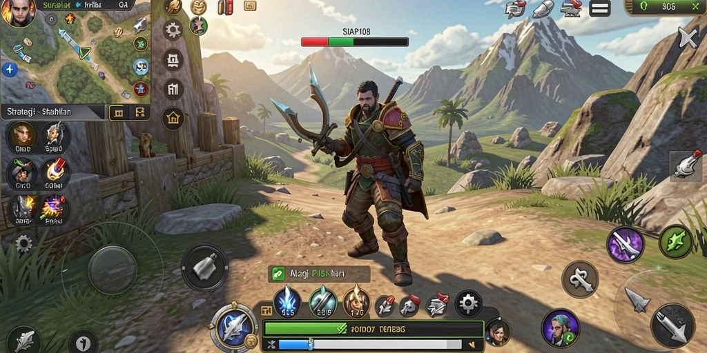 Tampilan menarik dari gameplay SLG yang mendebarkan.
