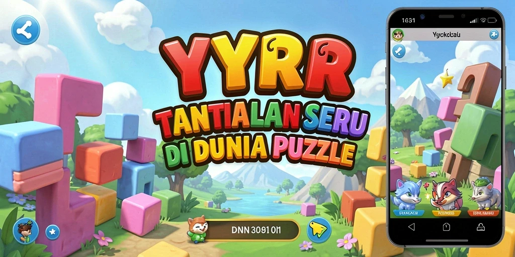 Gameplay menantang di YYRR dengan berbagai puzzle menarik.